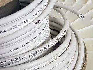 Cabo coaxial rg6 ficha compressão repartidor TV