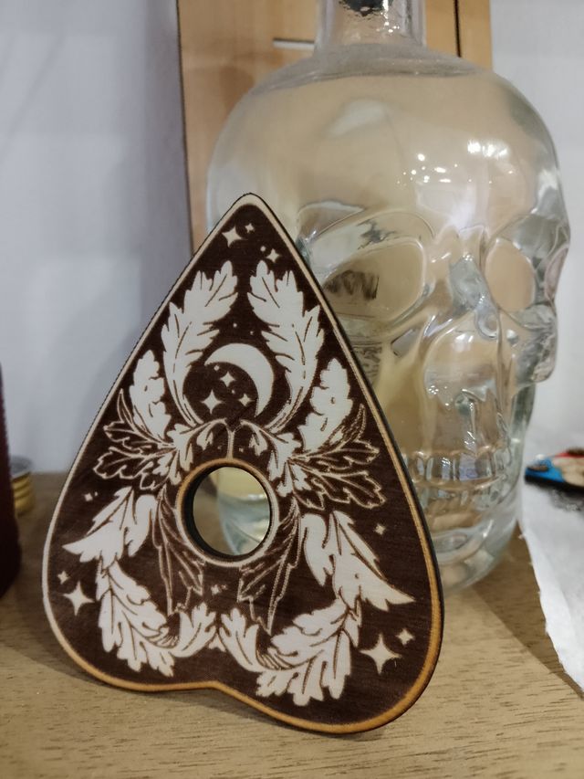 Planchette tavola Ouija, decorazione