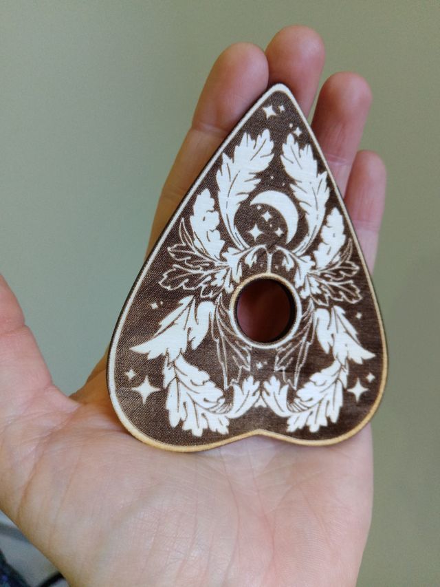 Planchette tavola Ouija, decorazione