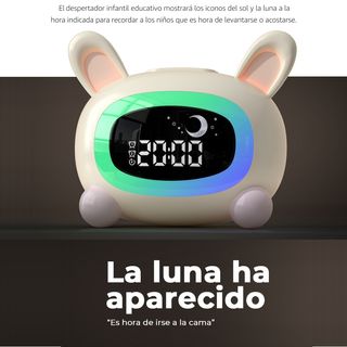 ★ Despertador infantil RGB Pantalla LED