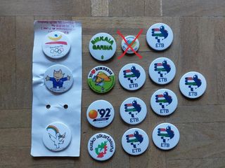 Lote de chapas imperdible años 80 90