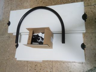 Estanteria revistero expositor biombo blanco