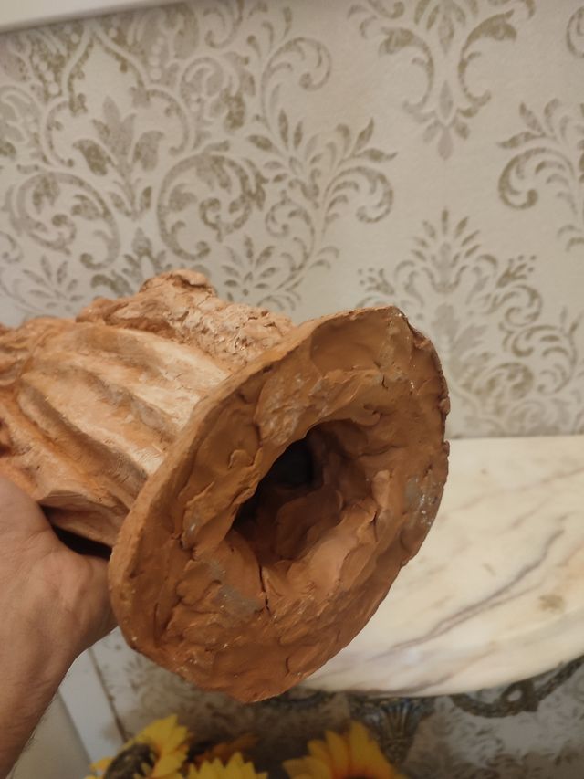 Escultura de jesucristo con borrego