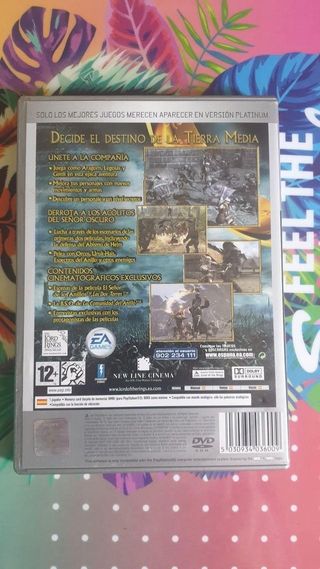El señor de los anillos ps2
