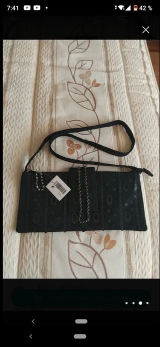 Bolso fiesta negro. Sin estrenar 