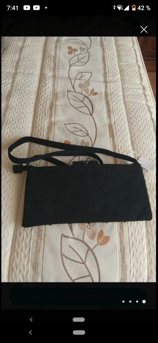 Bolso fiesta negro. Sin estrenar 