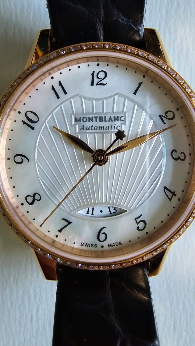 Reloj Montblanc Boheme oro y diamantes