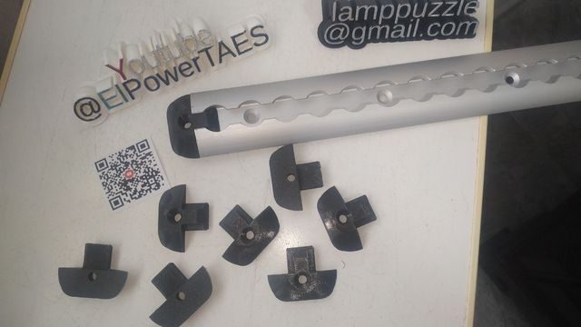 Tapa final riel de carga aerolínea 