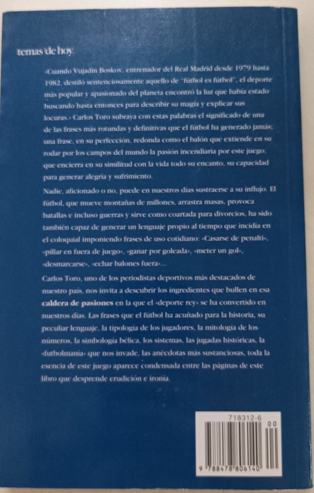 caldera de pasiones, carlos toro