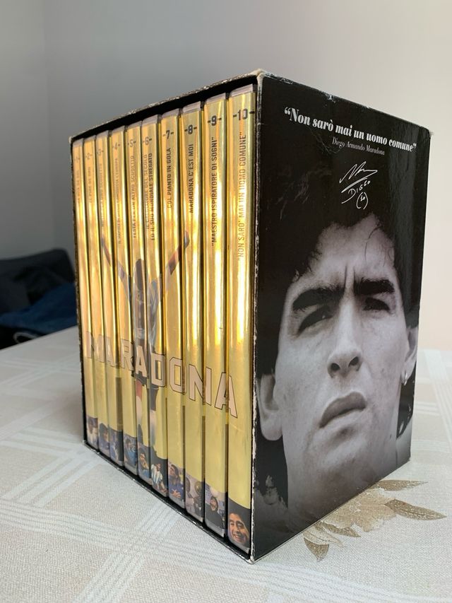 Box dvd Maradona