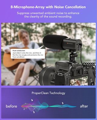 Micrófono para Cámara NearStream AM10B NUEVO