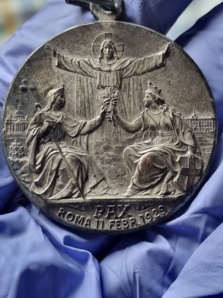 Medalla Jubileo papa Pio XI 1879-1929