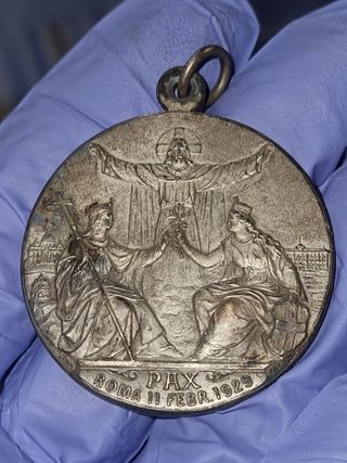 Medalla Jubileo papa Pio XI 1879-1929