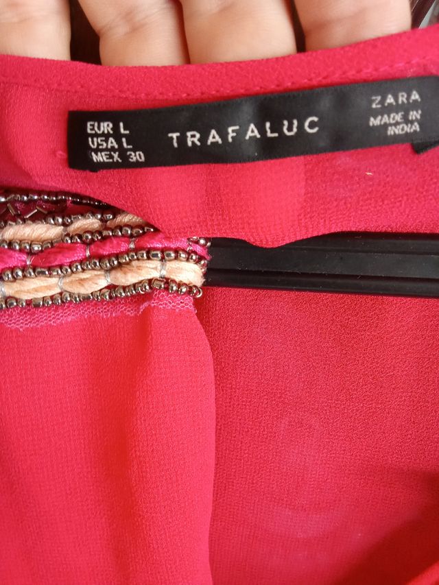 Blusa roja joya trafaluc