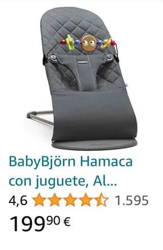 Hamaca BabyBjörn Antracita