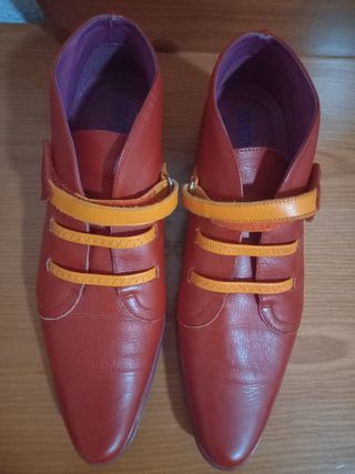 Botines señora piel.