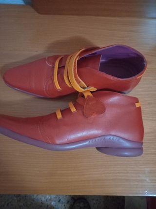 Botines señora piel.