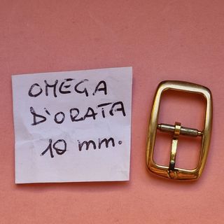 Vintage Rara Fibbia OMEGA d'orata