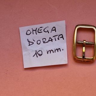 Vintage Rara Fibbia OMEGA d'orata