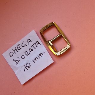 Vintage Rara Fibbia OMEGA d'orata