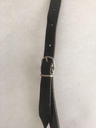 Bolso de cuero negro