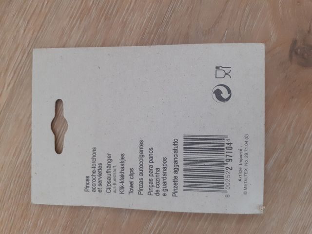 Towel clip utensili cucina