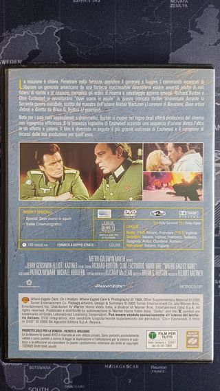 DVD Dove Osano Le Aquile