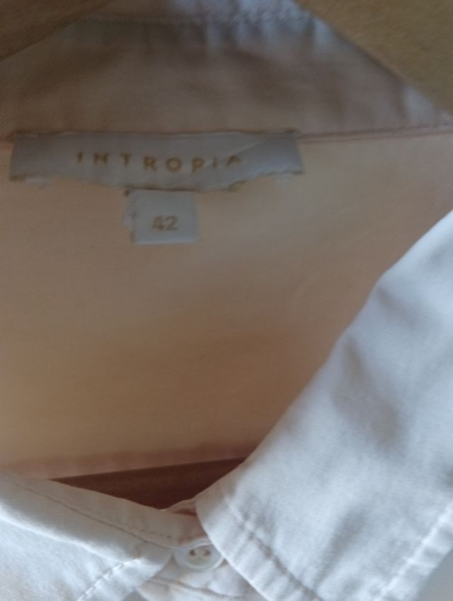 Camisa anaranjada suave de hoss intropia