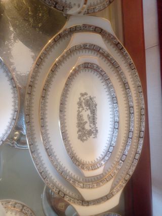 Vajilla en blc y negro Santa Clara