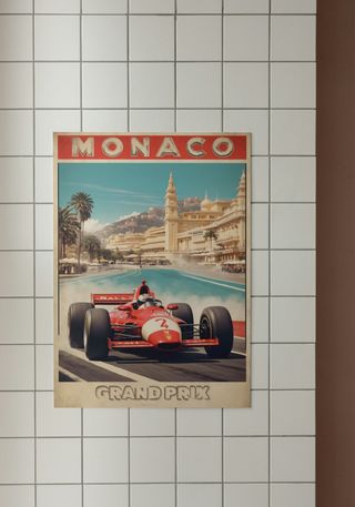 Vintage Poster Monaco Grand Prix