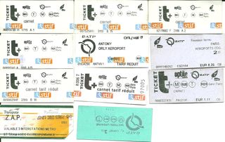 Billetes del Metro extranjeros - 11 diferentes