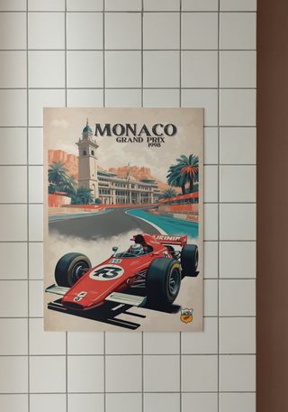 Vintage Poster Monaco Grand Prix
