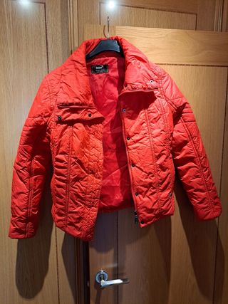 Chaqueta mujer roja talla S 