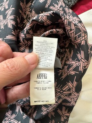 Alberta Ferretti prima linea top in seta