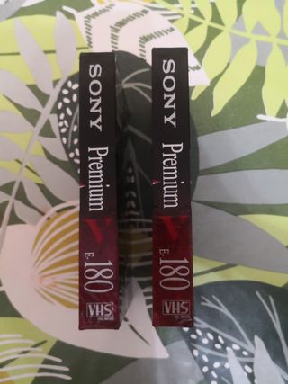 VHS Sony premium 3h 180m