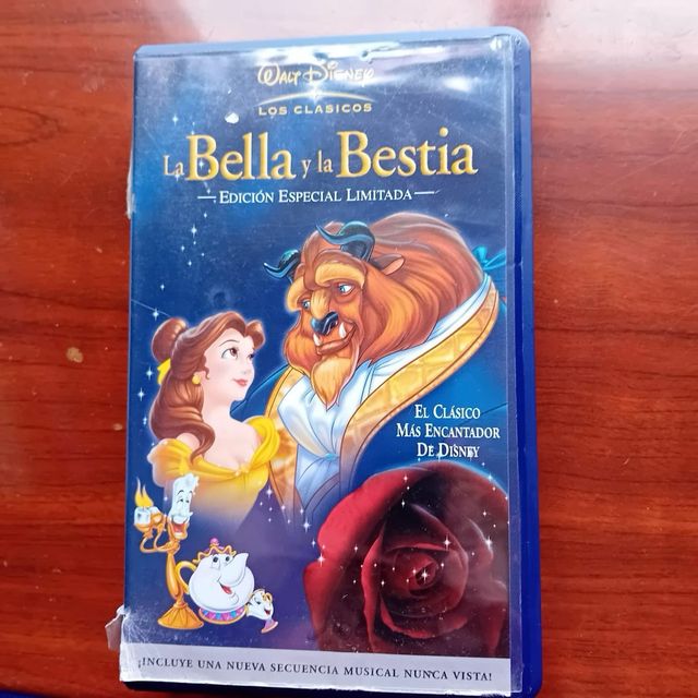 VHS LA BELLA Y LA BESTIA - DISNEY