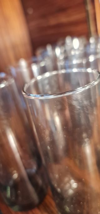 10 vasos tubo Per Lutken ahumados