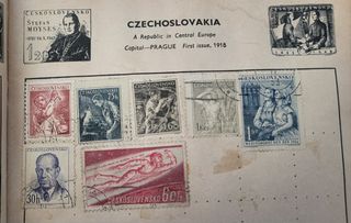 Sellos de Checoslovaquia