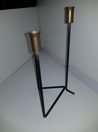 Candelabro 3 velas vintage