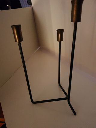 Candelabro 3 velas vintage