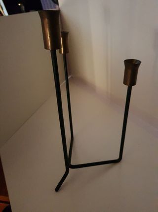 Candelabro 3 velas vintage
