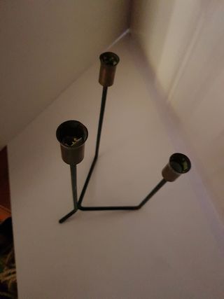 Candelabro 3 velas vintage