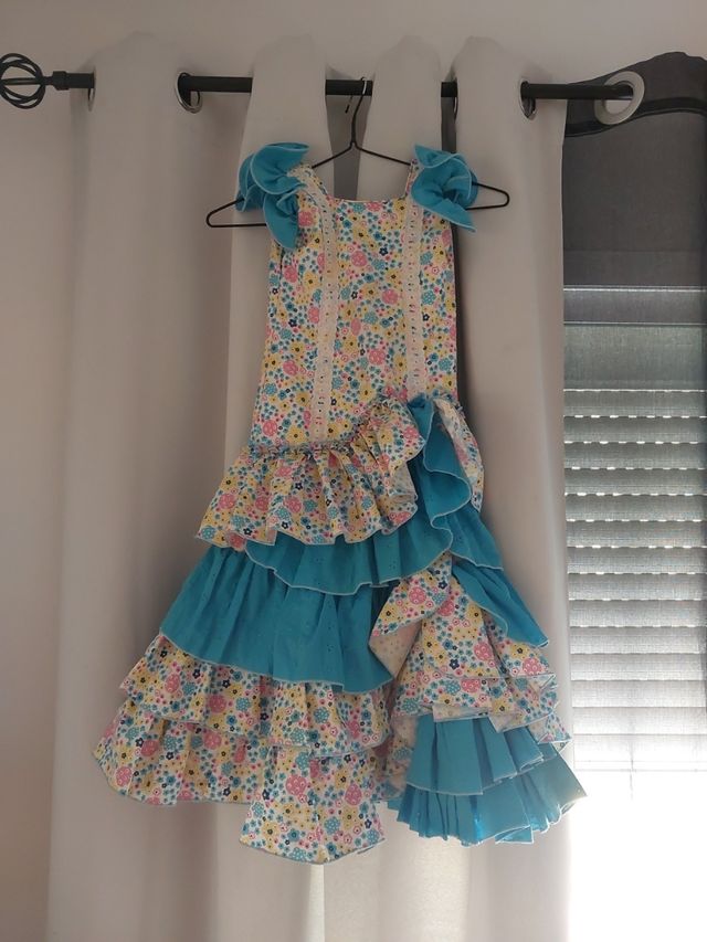 Vestido de gitana niña 4-5 años