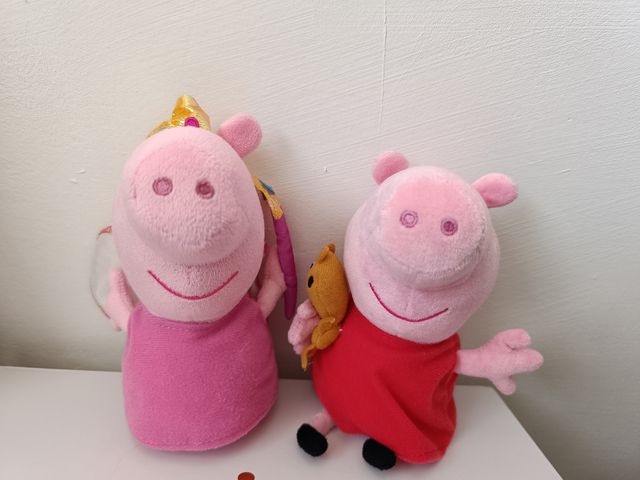 Set peluches animali e Peppa Pig