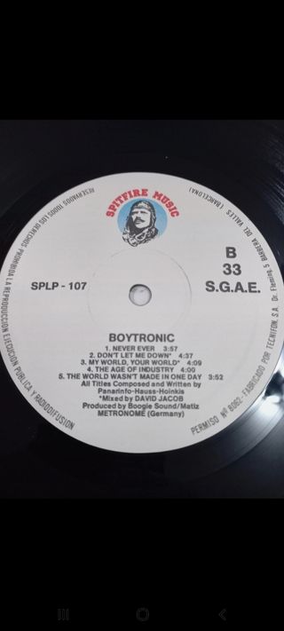 Boytronic - Love For Sale. 1988 Lp