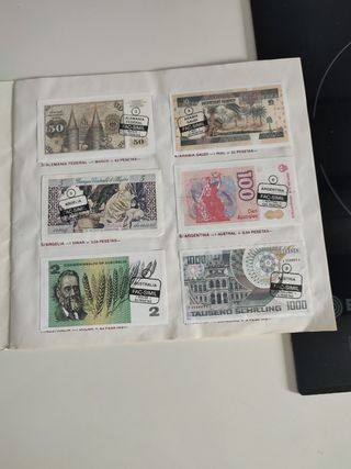 Album de "Mundi BILLETES"