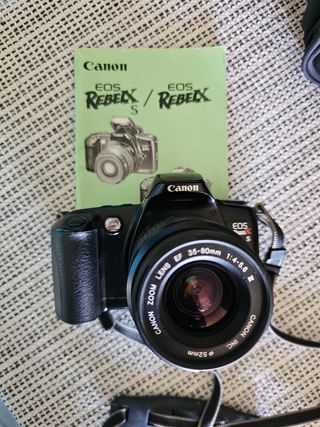 Cámara reflex Canon EOS RebelX S, flash incorporad