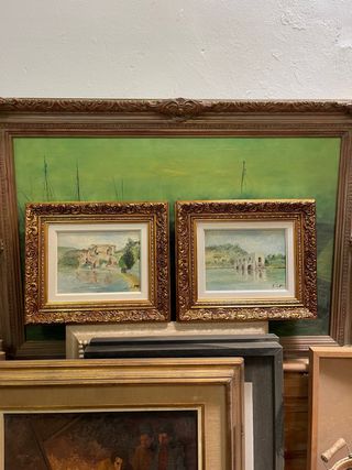 Dos antiguos óleos de Ludovica 1948