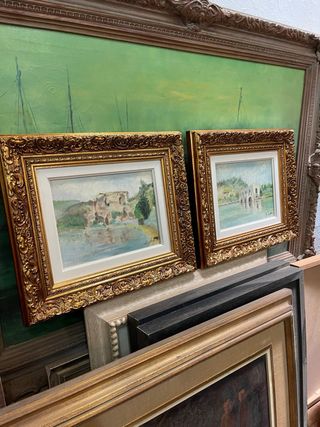 Dos antiguos óleos de Ludovica 1948