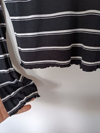 Jersey cuello alto rayas 